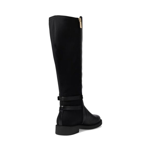 Michael Kors Abigail 40F4ABMB6L-001 Women's 9 Black Leather Riding Boots RHS2439 - Picture 4 of 10